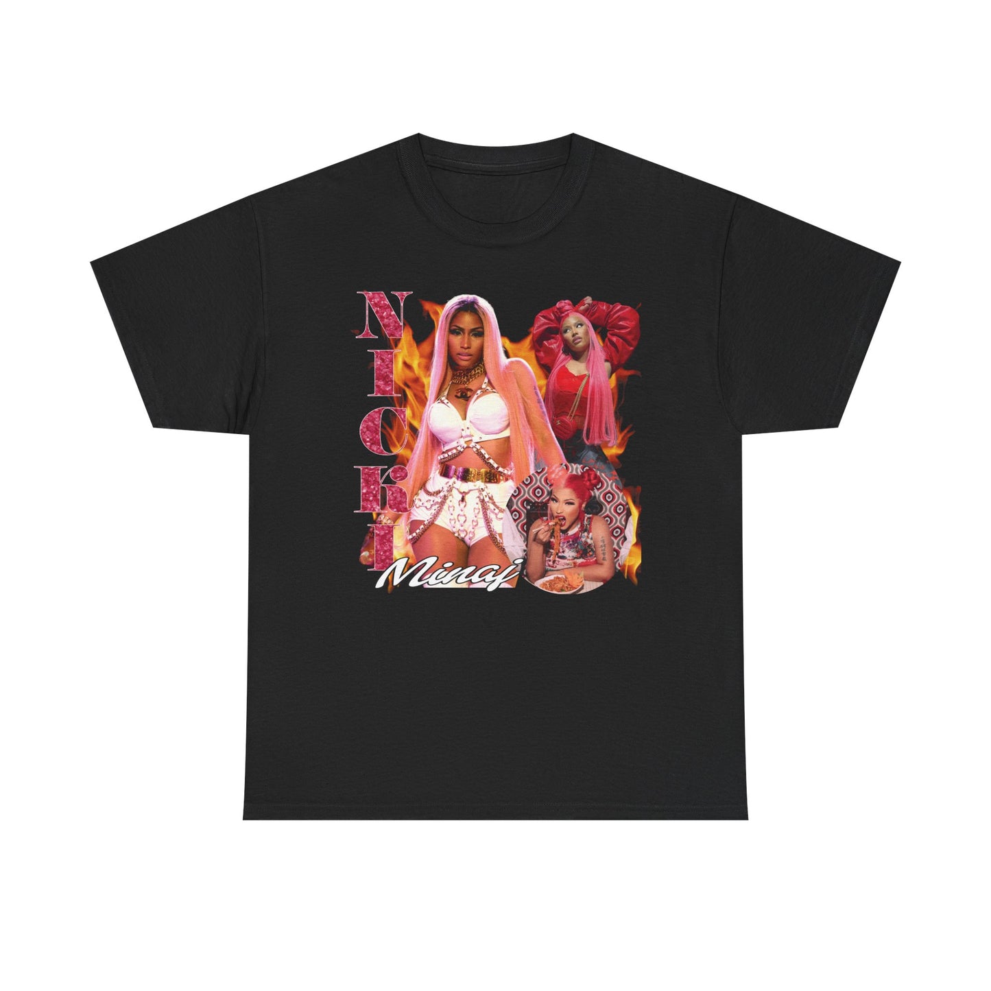 Collage Graphic Tee — Retro Pop Icon Music T-Shirt