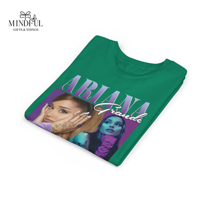 Youth Music Graphic Tee - Purple Photo Collage Design