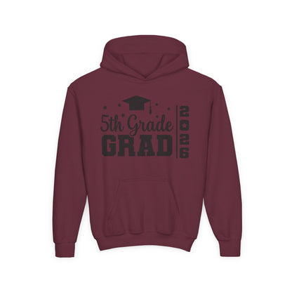 5th Grade Grad 2026 Hoodie — Kids Graduation Sweatshirt