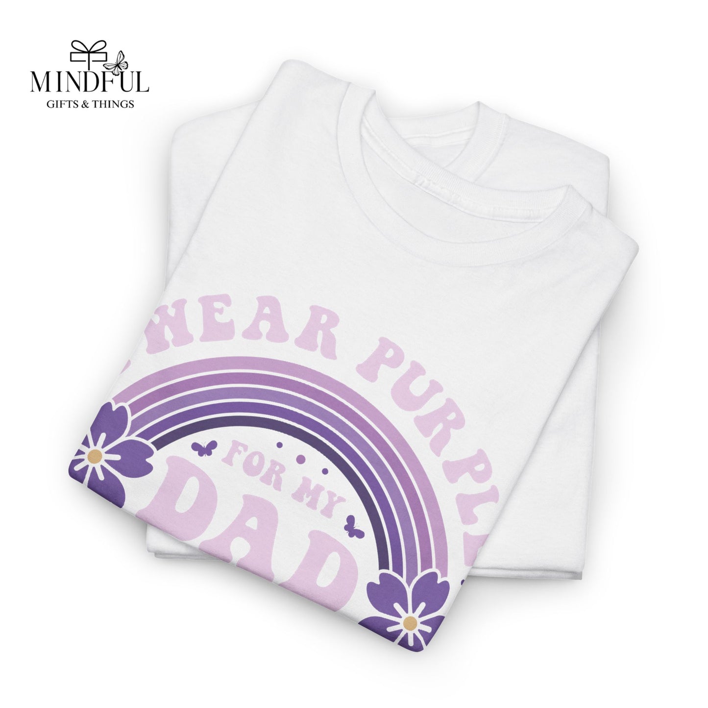 Alzheimer’s Awareness Dad T-Shirt — "I Wear Purple For My Dad" Support Tee