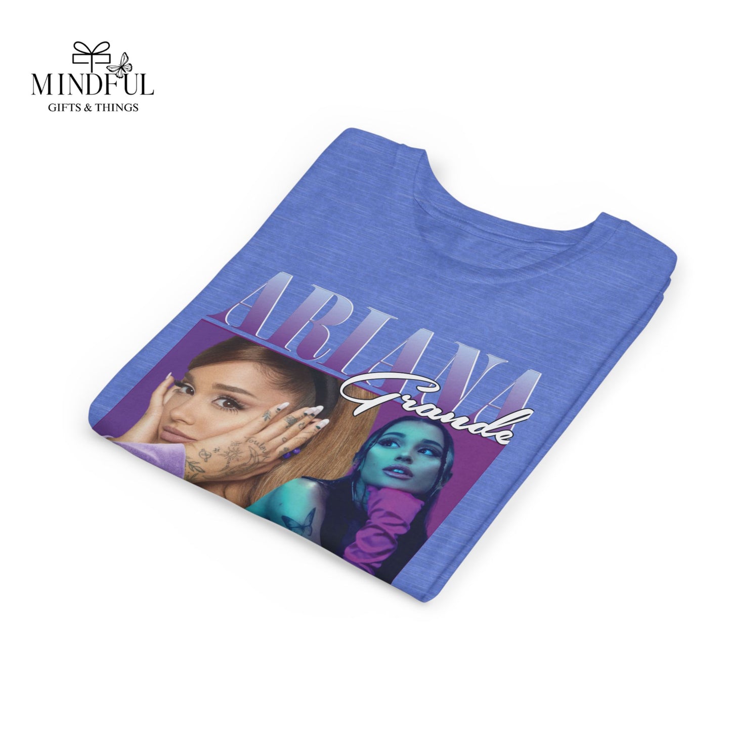 Youth Music Graphic Tee - Purple Photo Collage Design