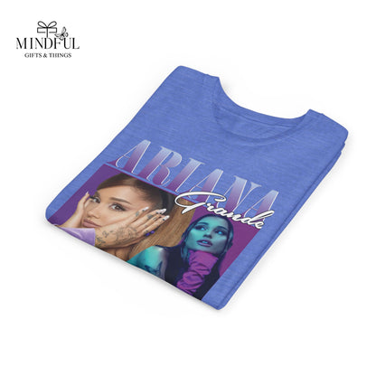 Youth Music Graphic Tee - Purple Photo Collage Design