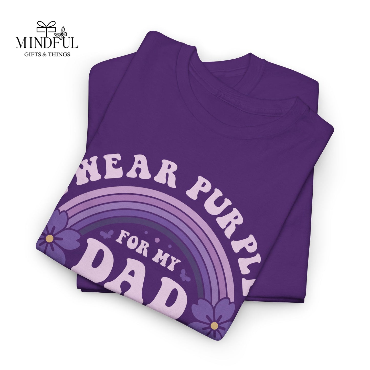Alzheimer’s Awareness Dad T-Shirt — "I Wear Purple For My Dad" Support Tee