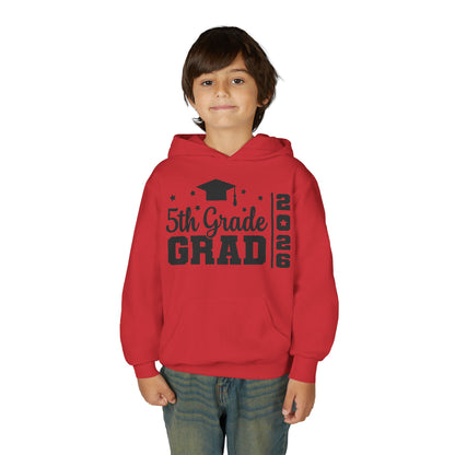5th Grade Grad 2026 Hoodie — Kids Graduation Sweatshirt