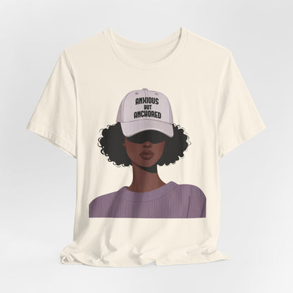Ambitious But Anchored Graphic Tee — Empowered Black Woman Design