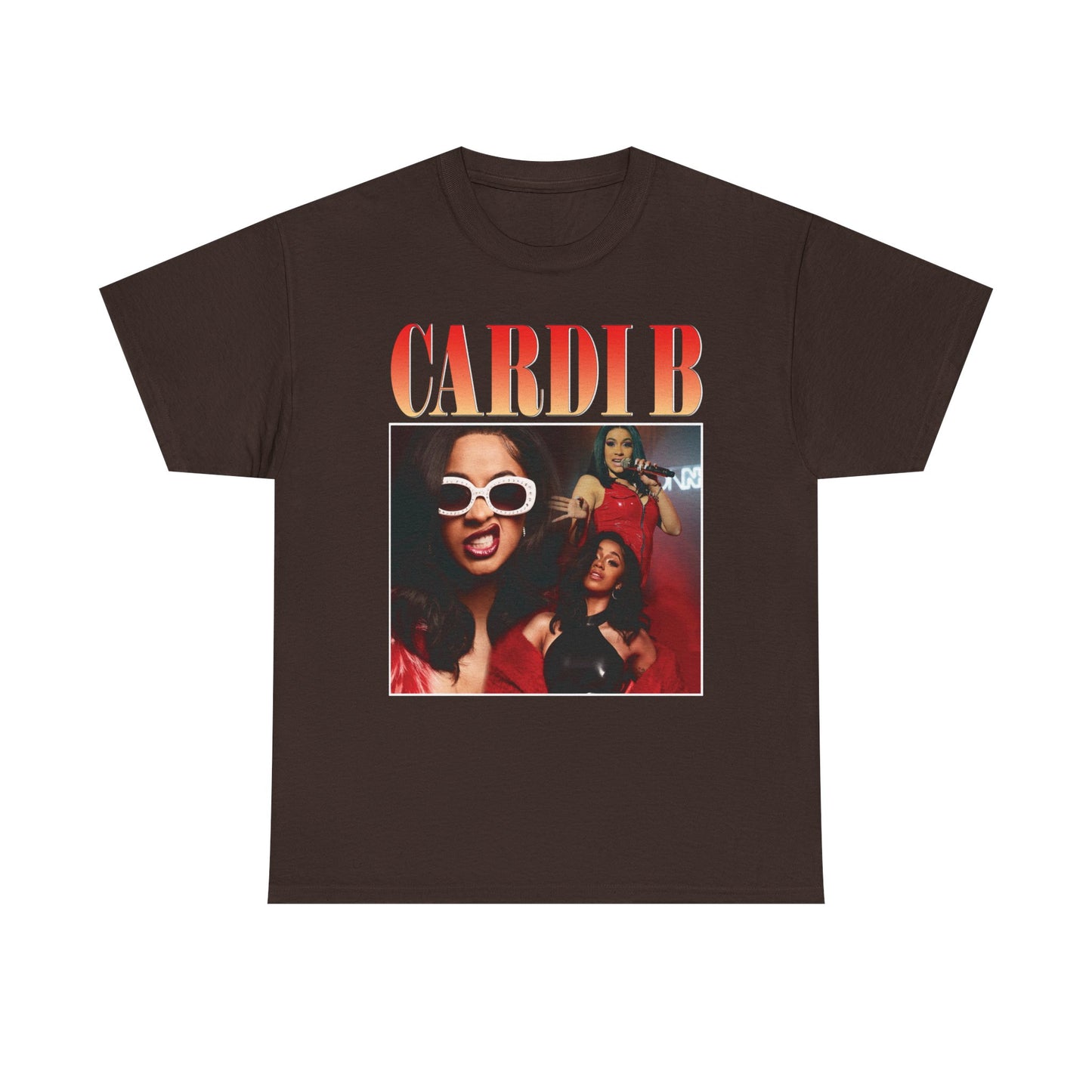 Graphic Tee — Retro Photo Collage Music Artist Design