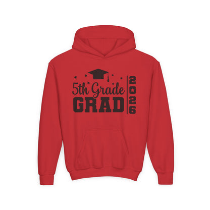 5th Grade Grad 2026 Hoodie — Kids Graduation Sweatshirt