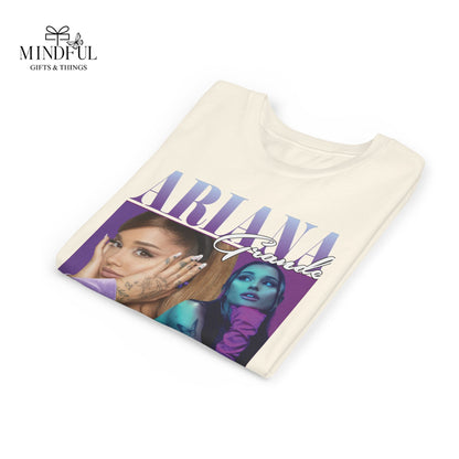 Youth Music Graphic Tee - Purple Photo Collage Design