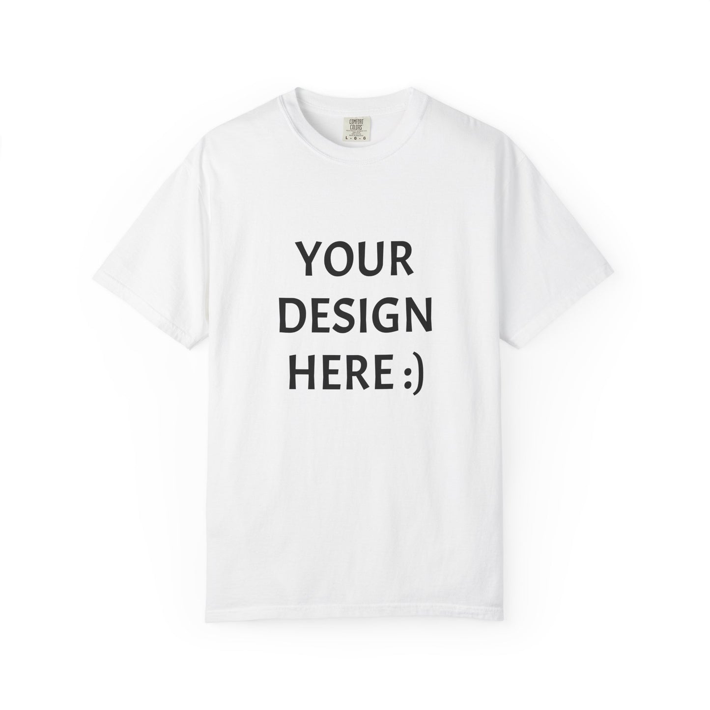 Personalized Design T-Shirt — Customizable Garment-Dyed Tee