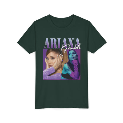 Youth Music Graphic Tee - Purple Photo Collage Design