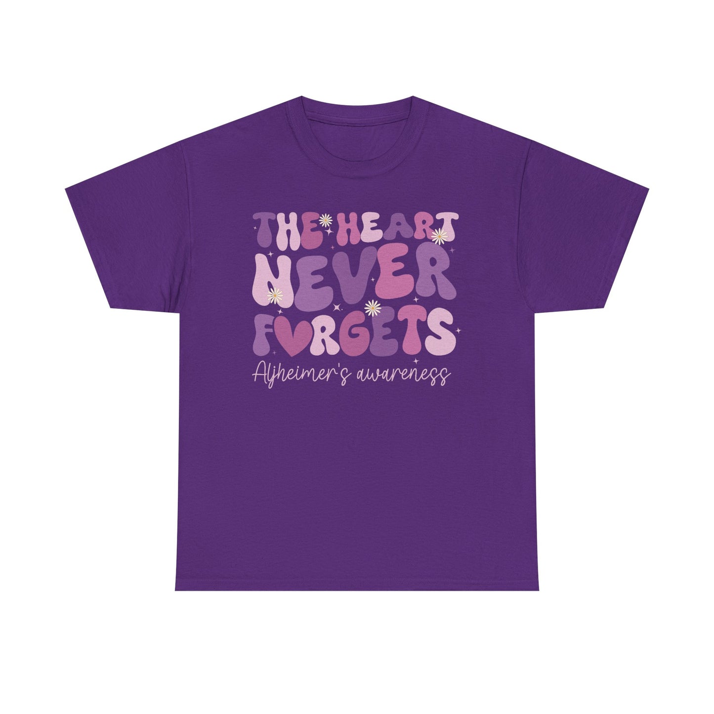 The Heart Never Forgets Tee — Brain Injury Awareness Shirt
