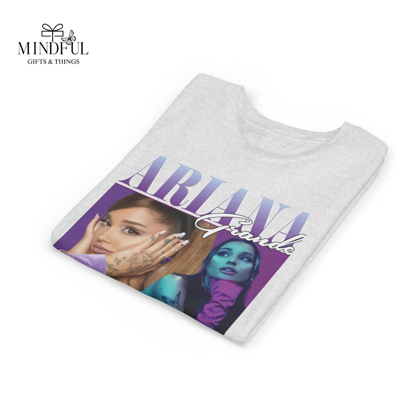 Youth Music Graphic Tee - Purple Photo Collage Design