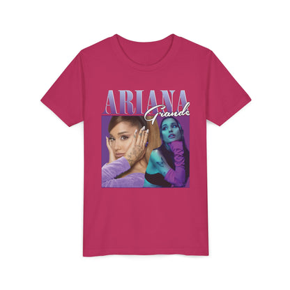 Youth Music Graphic Tee - Purple Photo Collage Design