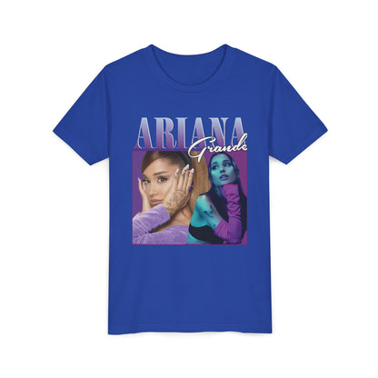 Youth Music Graphic Tee - Purple Photo Collage Design