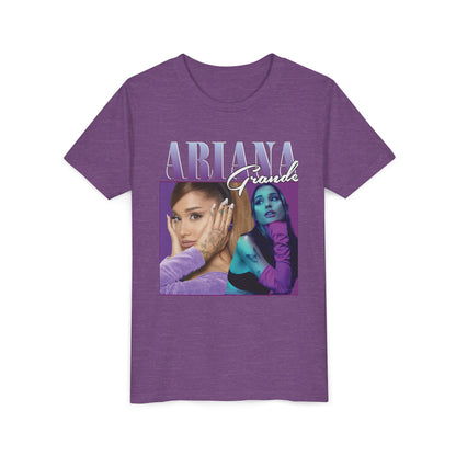 Youth Music Graphic Tee - Purple Photo Collage Design