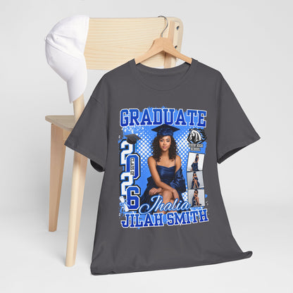 Graduate 2026 Custom Photo T-Shirt — Personalized Name & Picture Keepsake