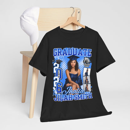 Graduate 2026 Custom Photo T-Shirt — Personalized Name & Picture Keepsake