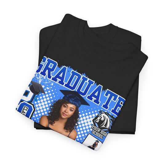 Graduate 2026 Custom Photo T-Shirt — Personalized Name & Picture Keepsake