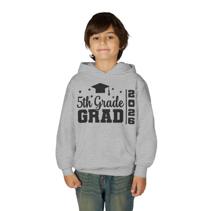 5th Grade Grad 2026 Hoodie — Kids Graduation Sweatshirt